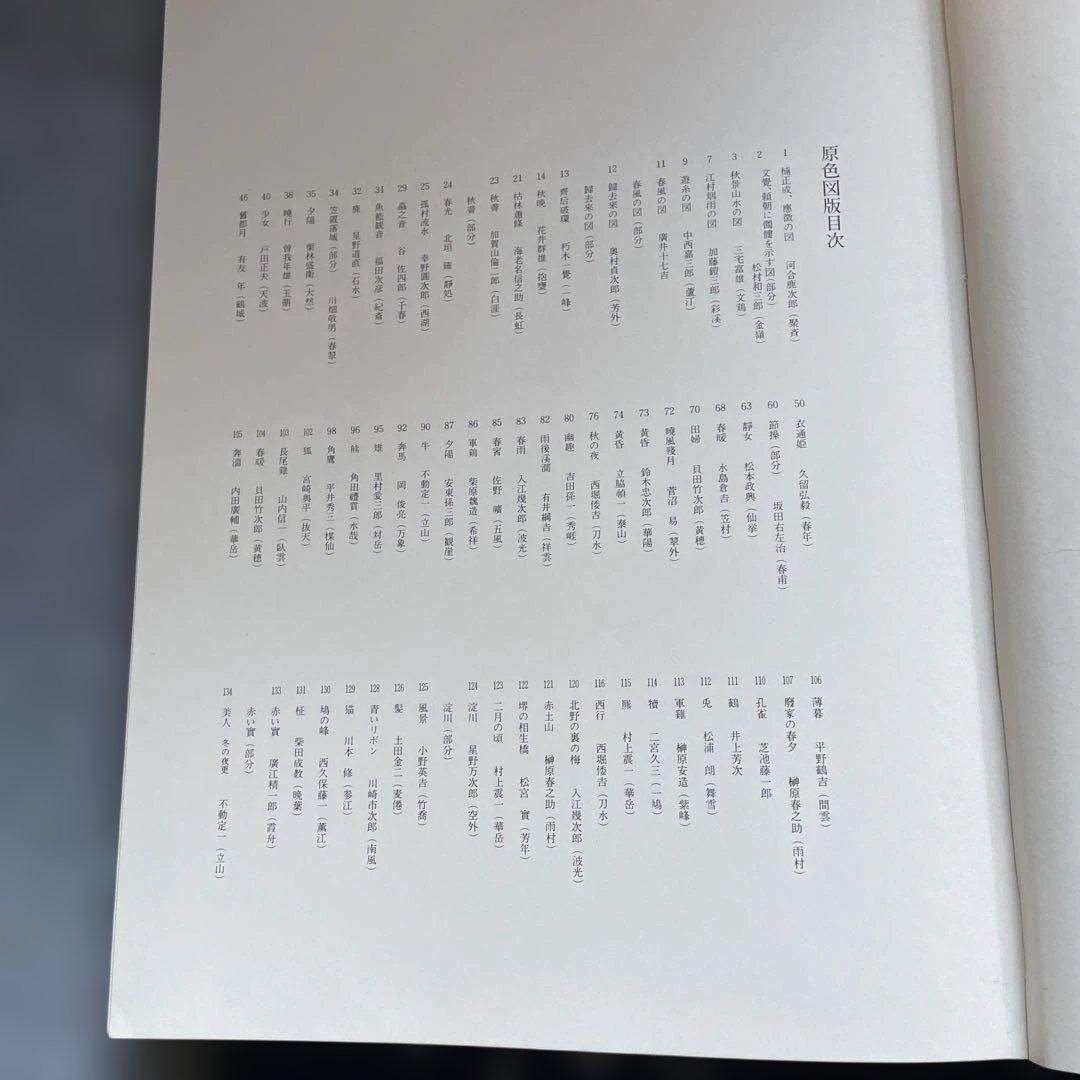 京都芸大卒業制作日本画集　超ワイド版！　限定本！　日本画聚英　京都書院発行