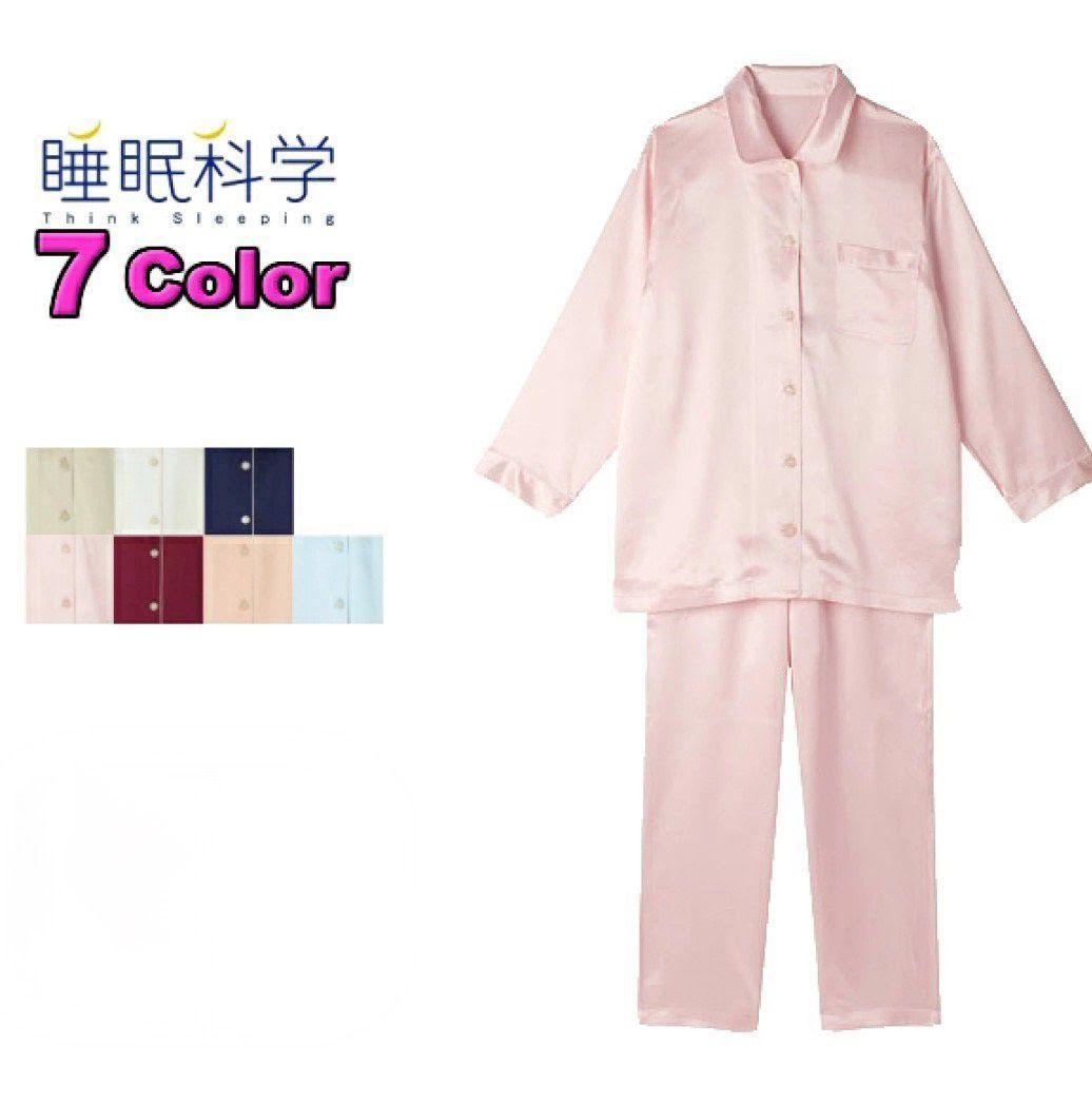 美品 L ワコール 睡眠科学 絹 シルク パジャマ