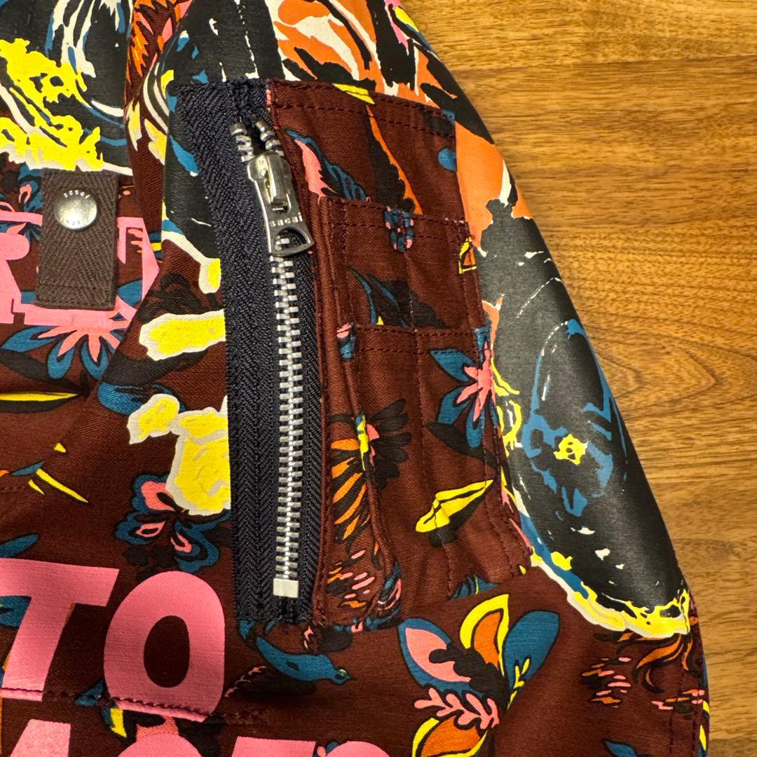 ジャケット・アウター SACAI 25ss CarRaceTropical Print Blouson