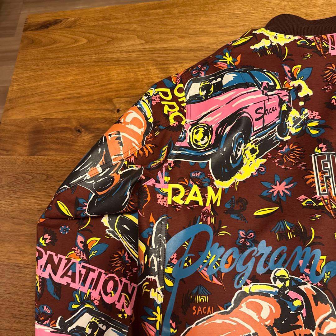 ジャケット・アウター SACAI 25ss CarRaceTropical Print Blouson