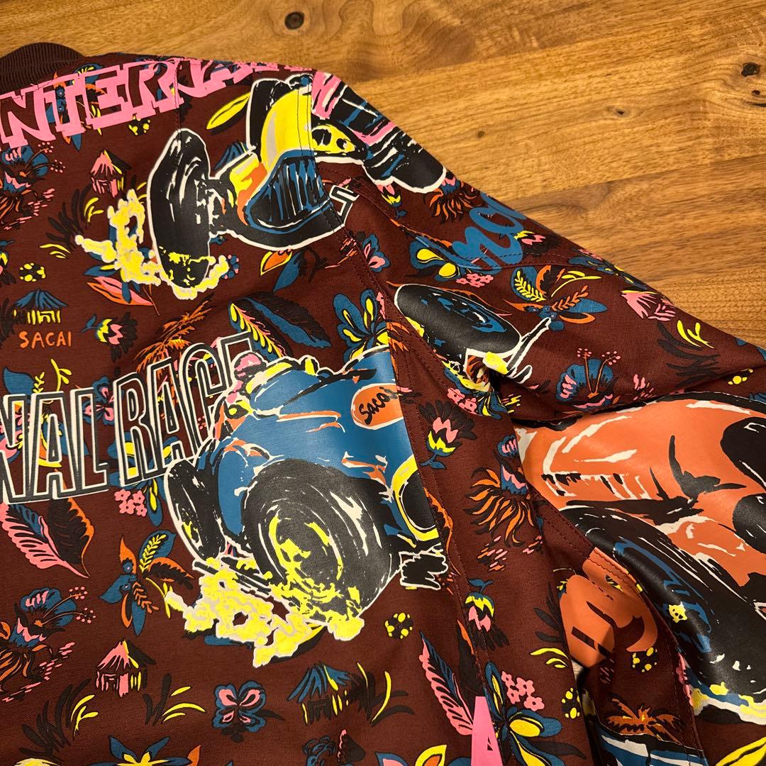 ジャケット・アウター SACAI 25ss CarRaceTropical Print Blouson