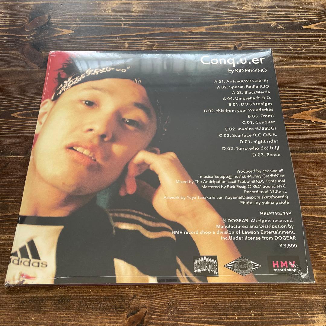 新品未開封　kid fresino レコードconq u er 2LP