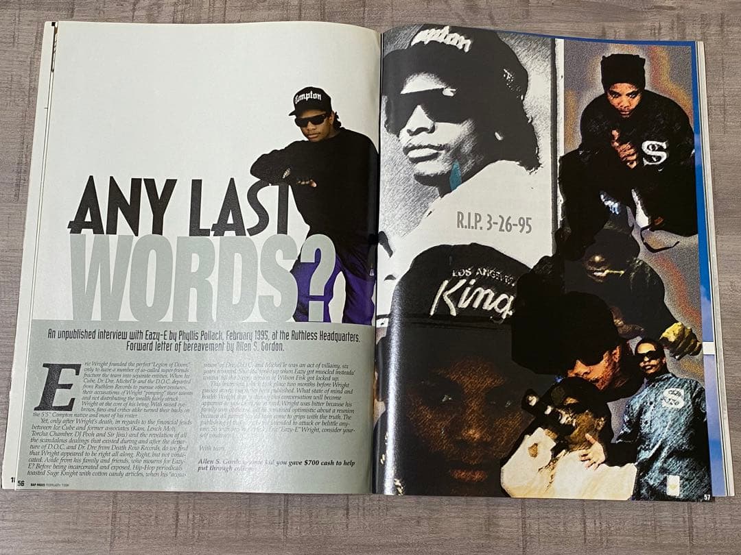 洋楽 NWA Eazy-E Ice Cube Dr Dre / RAP PAGES
