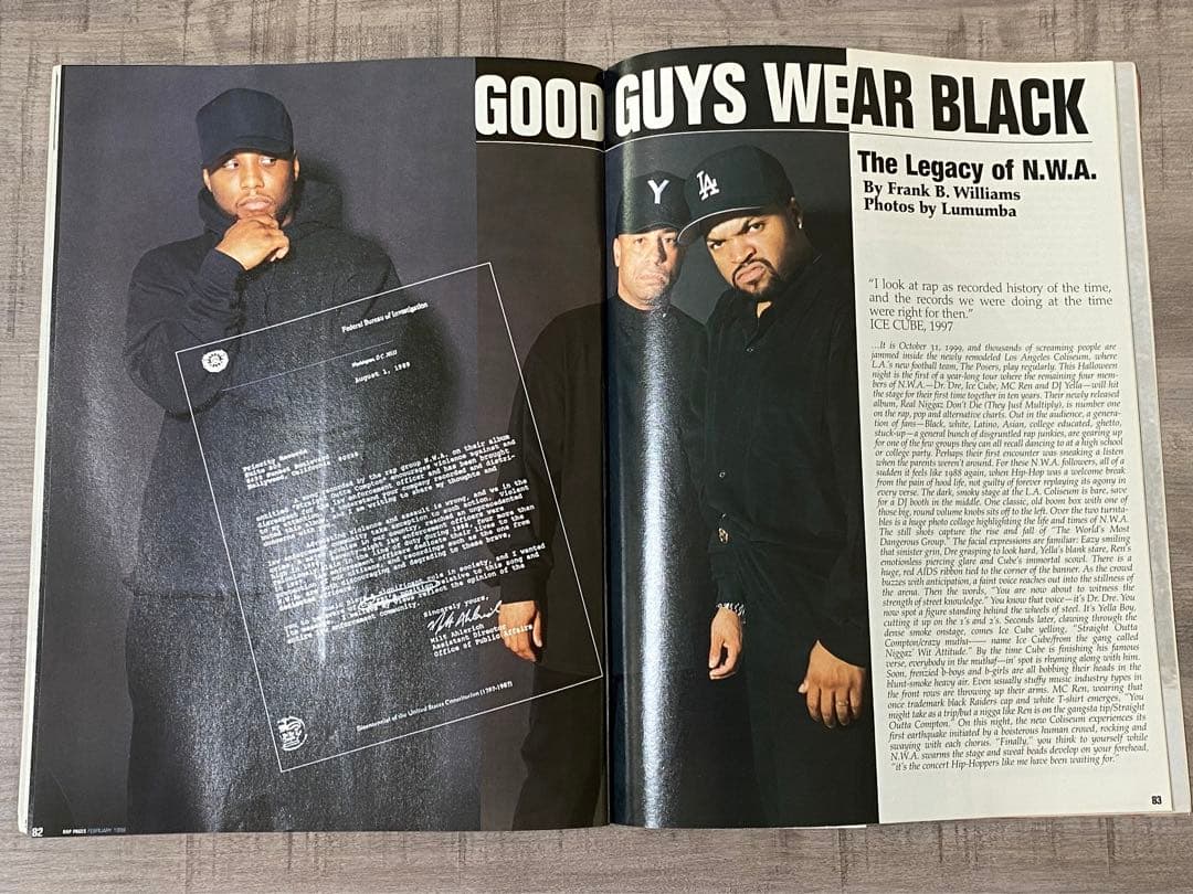 洋楽 NWA Eazy-E Ice Cube Dr Dre / RAP PAGES