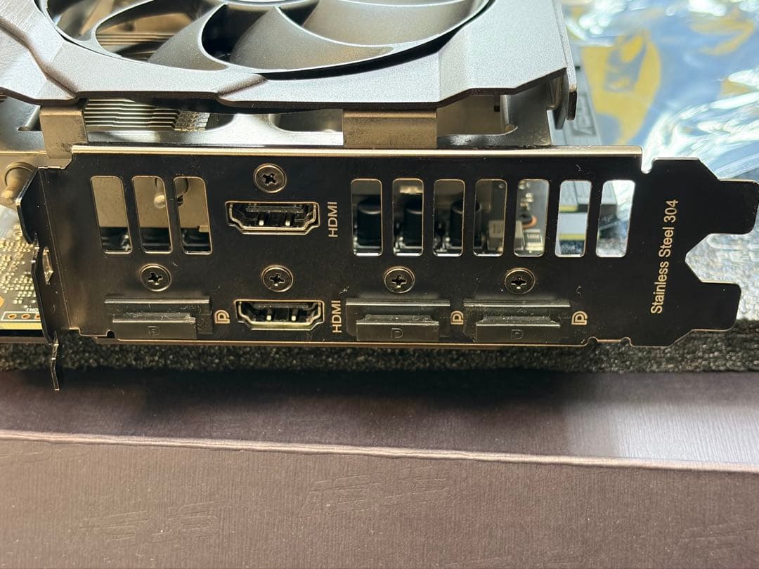 【美品】ASUS TUF RTX 3060Ti OC V2 LHR 8GB