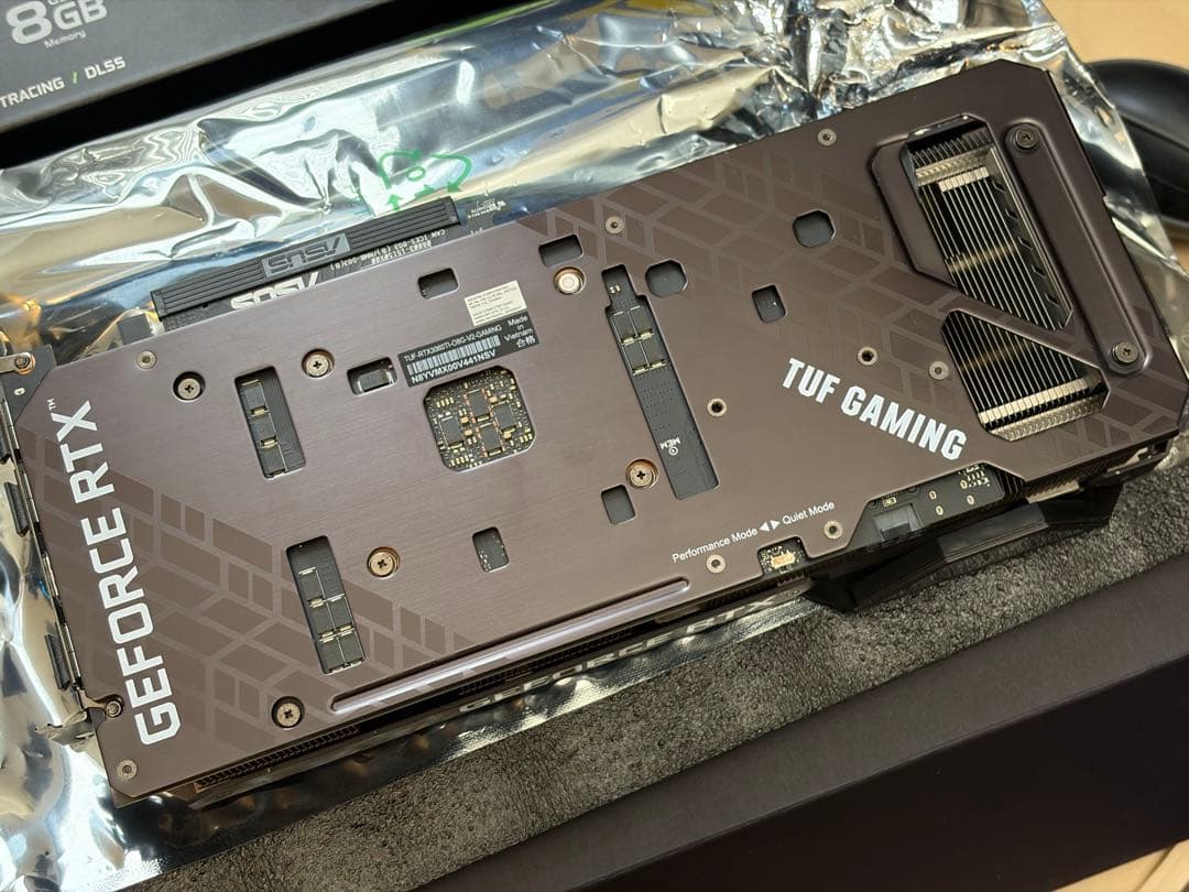 【美品】ASUS TUF RTX 3060Ti OC V2 LHR 8GB