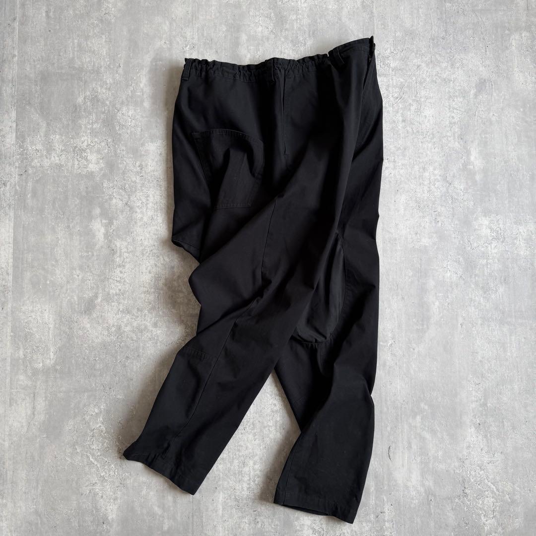 GroundY ヨウジヤマモト 異素材 サルエルパンツ ブラック L 日本製