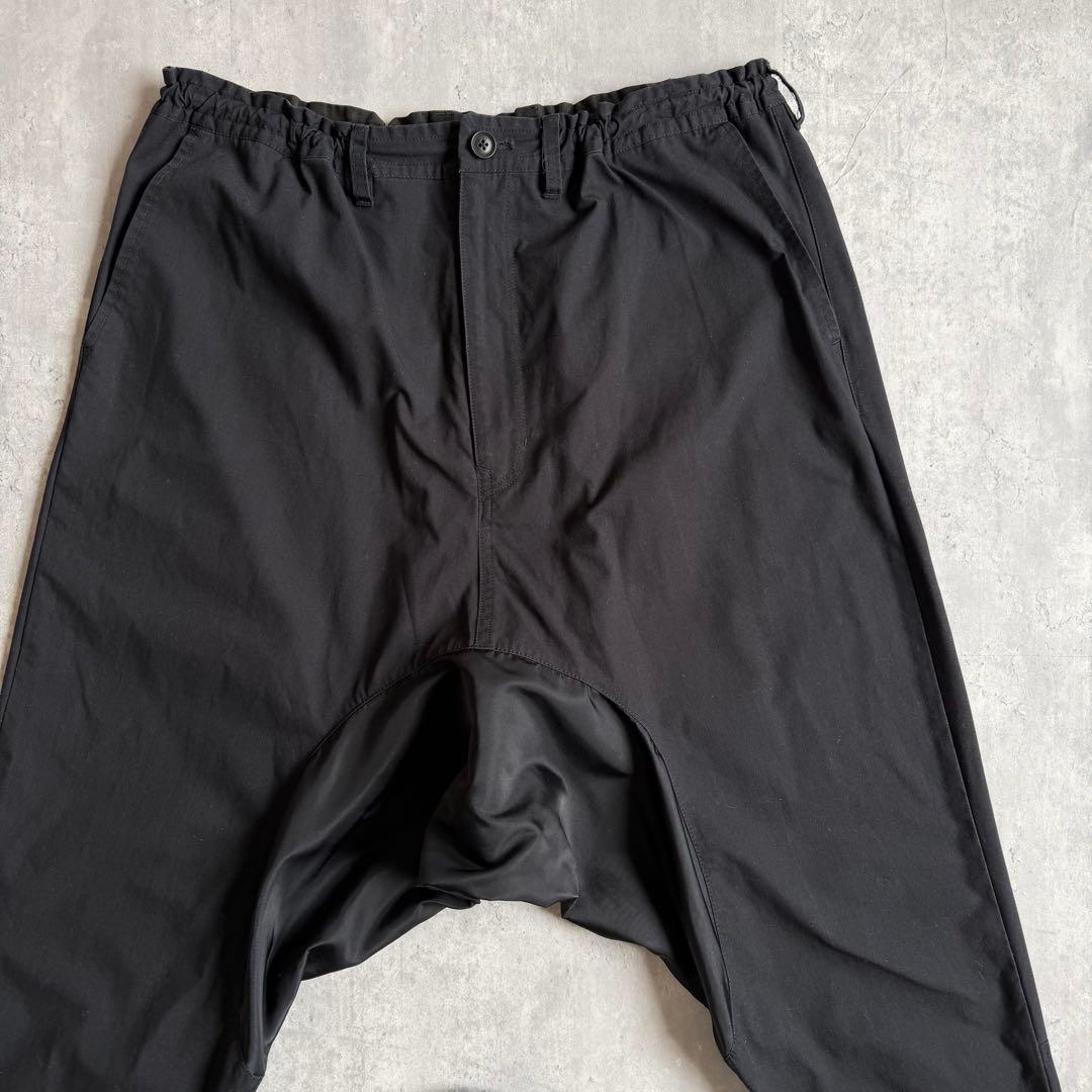 GroundY ヨウジヤマモト 異素材 サルエルパンツ ブラック L 日本製