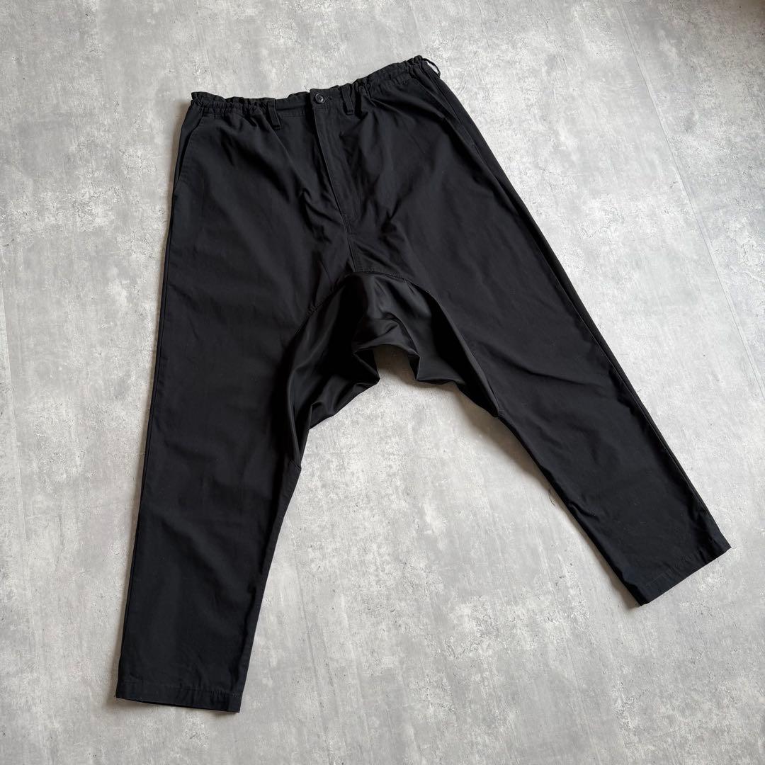 GroundY ヨウジヤマモト 異素材 サルエルパンツ ブラック L 日本製