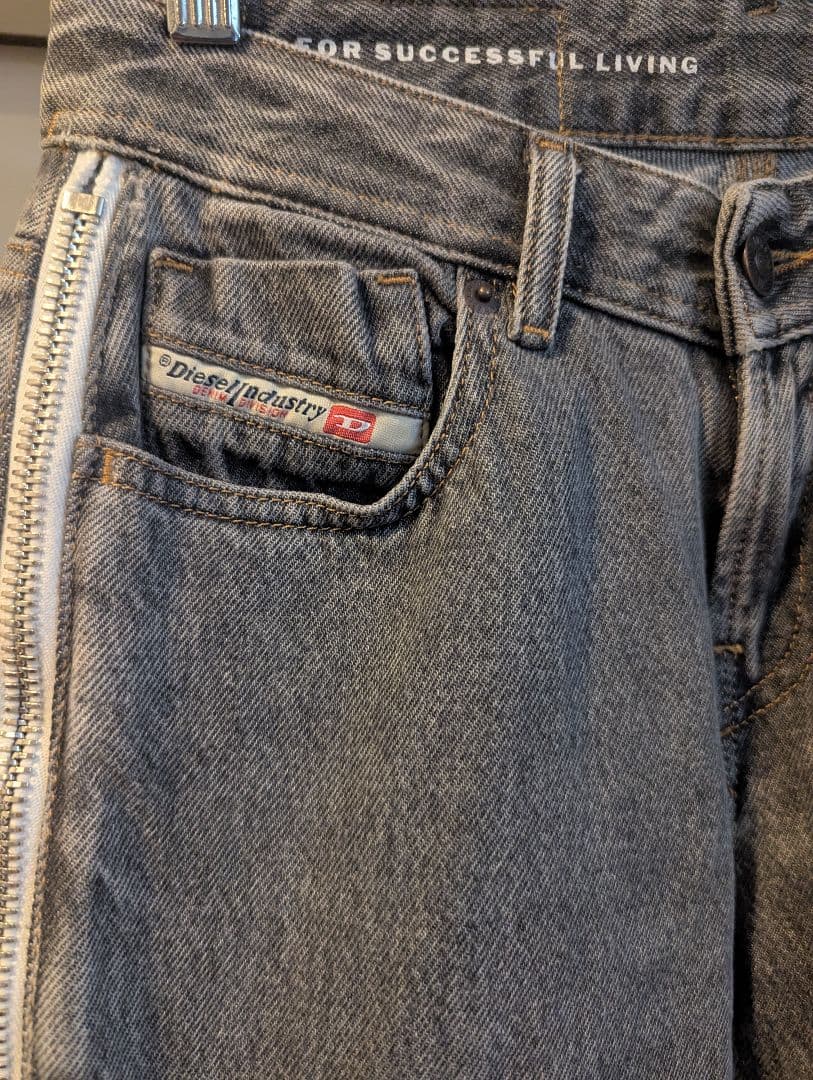 DIESEL グレン期未使用美品 2段サイドジップデニム シルエット変形可