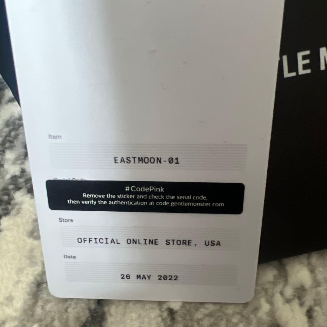 GENTLE MONSTER east moon サングラス