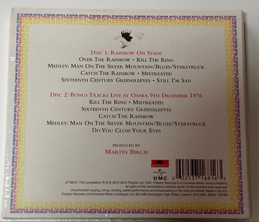 Rainbow・On Stage・Deluxe Edition・2CD・未開封品