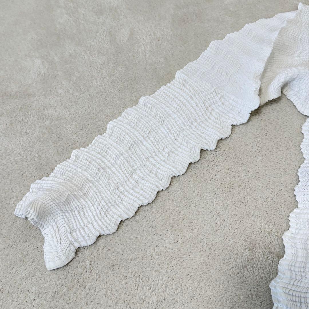 ISSEY MIYAKE プリーツ　ノーカラー　長袖　カーディガン　Mサイズ