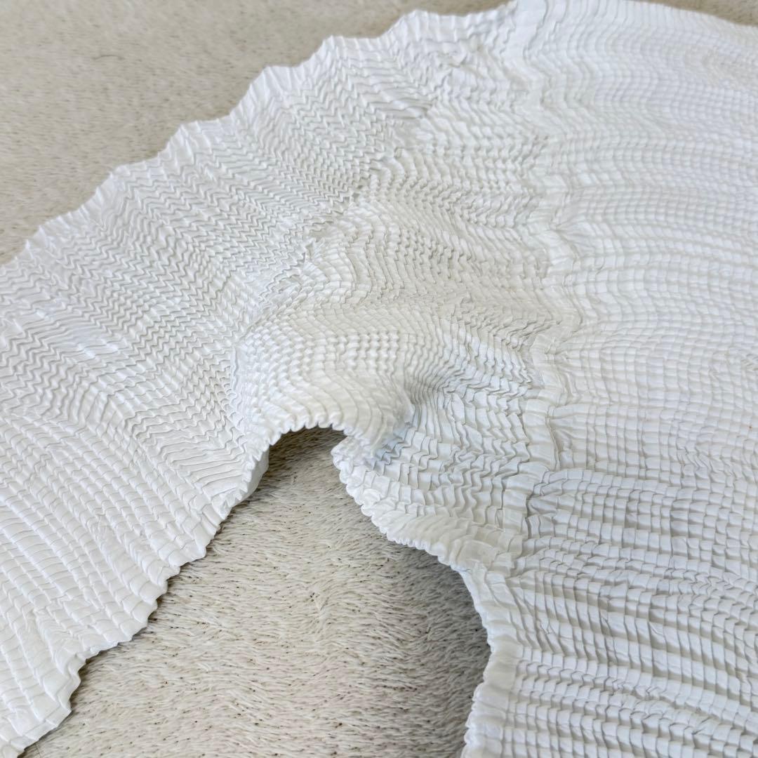 ISSEY MIYAKE プリーツ　ノーカラー　長袖　カーディガン　Mサイズ