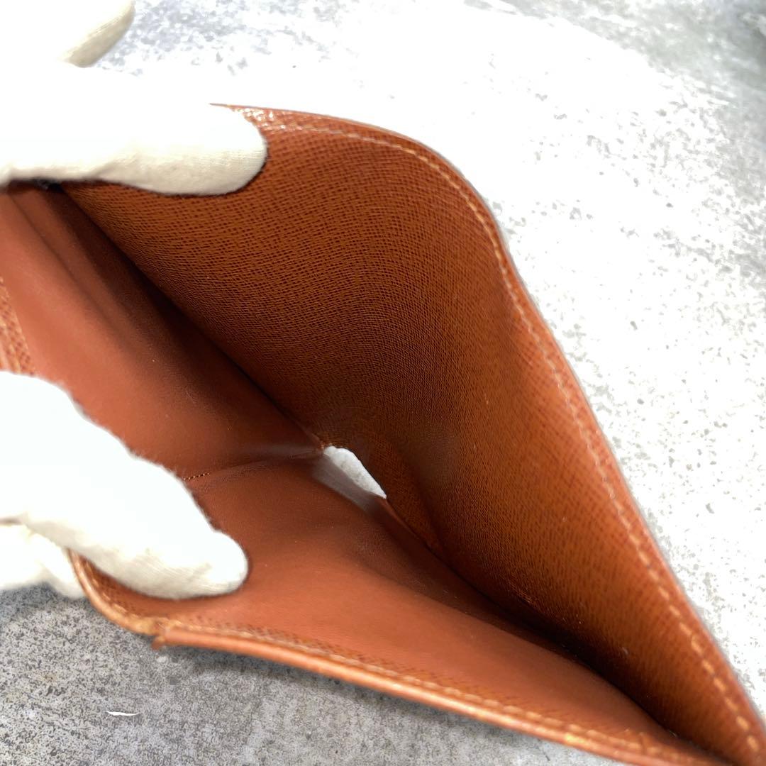 【美品】LOUIS VUITTON ルイヴィトン　折り財布　モノグラム　レザー