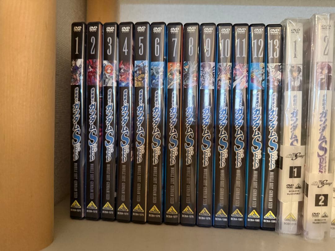 ガンダムSEED&SEED DESTINY DVDボックスセットなど