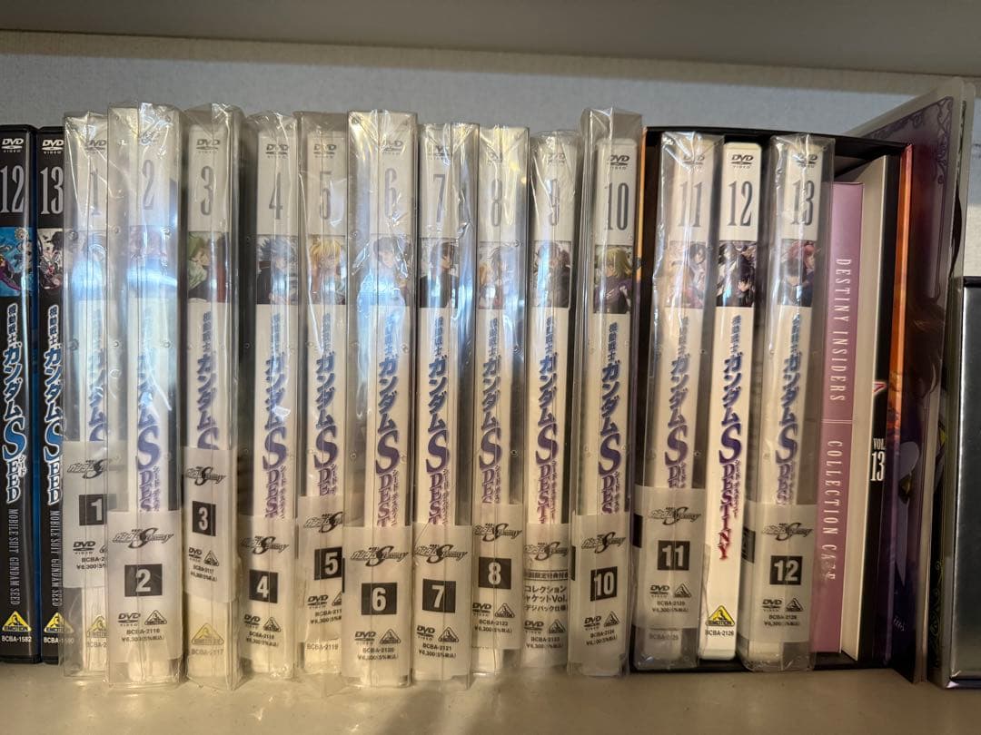 ガンダムSEED&SEED DESTINY DVDボックスセットなど
