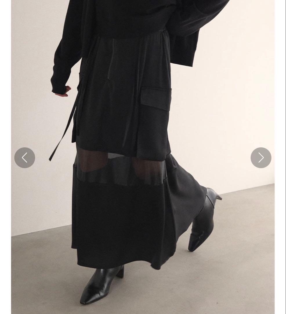 スカート mieli invariant Military Gloss Skirt