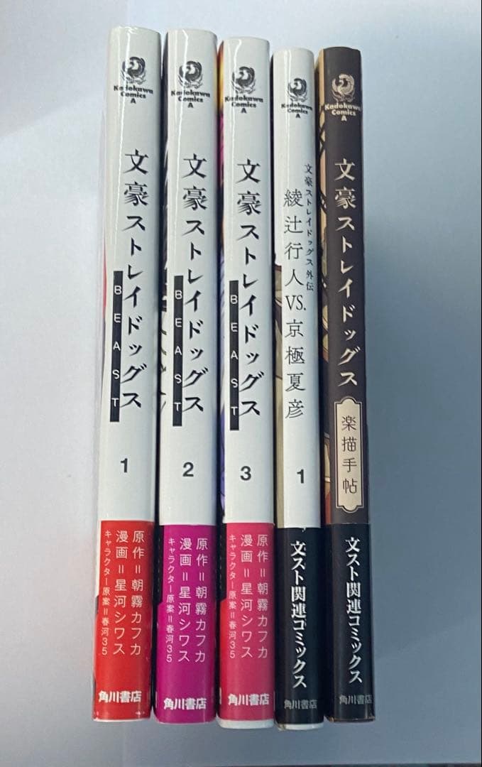 文豪ストレイドッグス 23巻まで その他小説 楽描手帖12冊