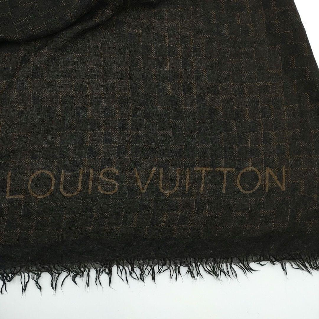 【良品】 ルイヴィトン　ストール　ショール　カシミヤ　シルク 大判ストール
