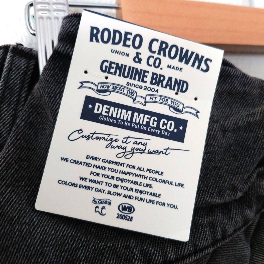 RODEO CROWNS ロデオクラウンズ ビッグリボンデニムパンツ ブラック