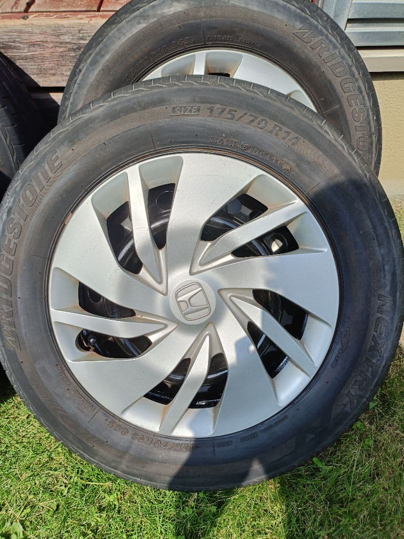 ホンダ フィット 純正スチール鉄チン ホイール 175/70R14