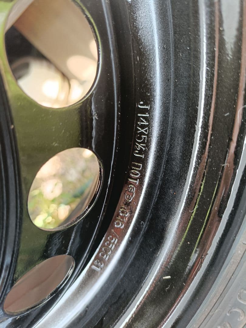 ホンダ フィット 純正スチール鉄チン ホイール 175/70R14