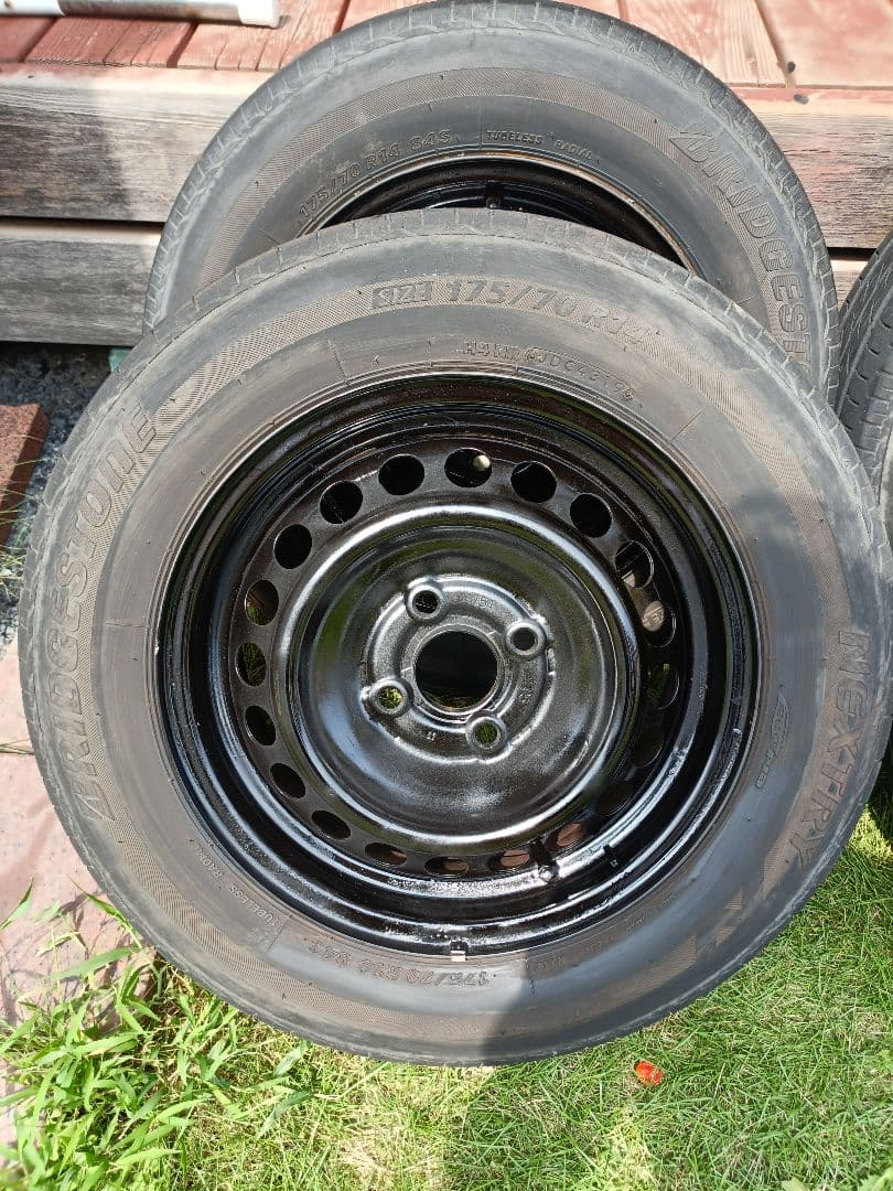 ホンダ フィット 純正スチール鉄チン ホイール 175/70R14