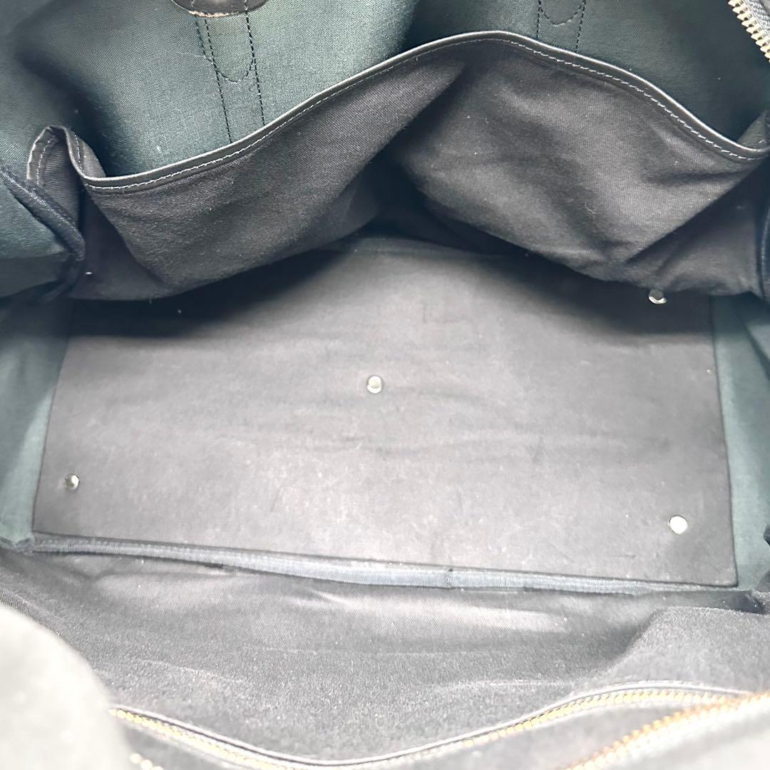 【希少 美品】MHL マーガレットハウエル ボストンバッグ 2way 旧ロゴ 黒