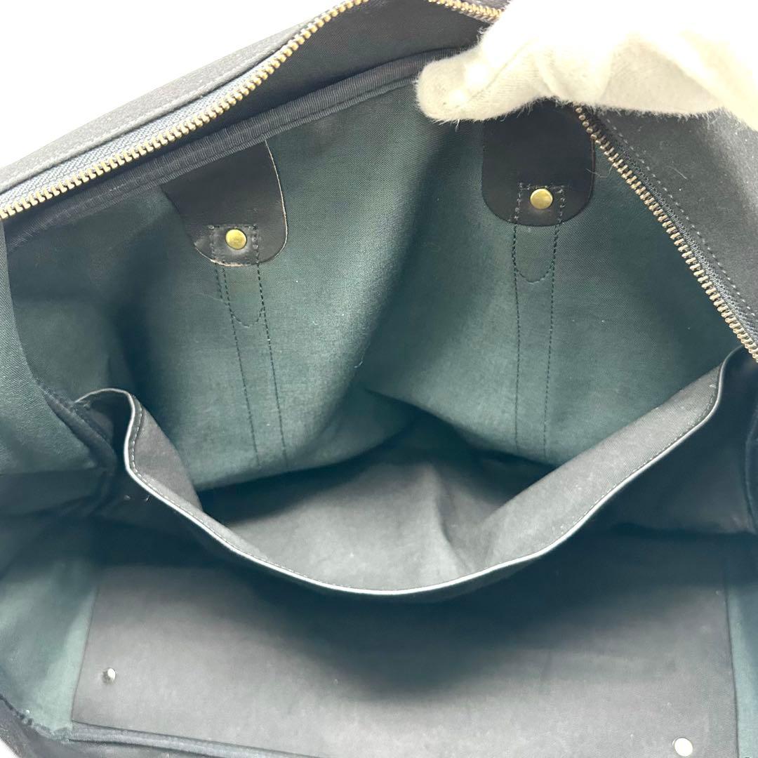 【希少 美品】MHL マーガレットハウエル ボストンバッグ 2way 旧ロゴ 黒