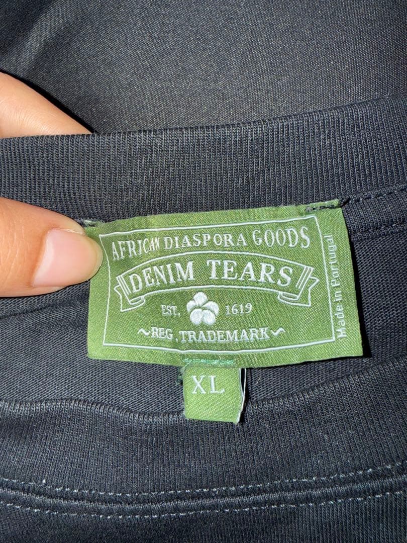 DENIM TEARS 花柄プリント Tシャツ XL