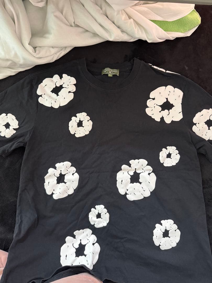 DENIM TEARS 花柄プリント Tシャツ XL