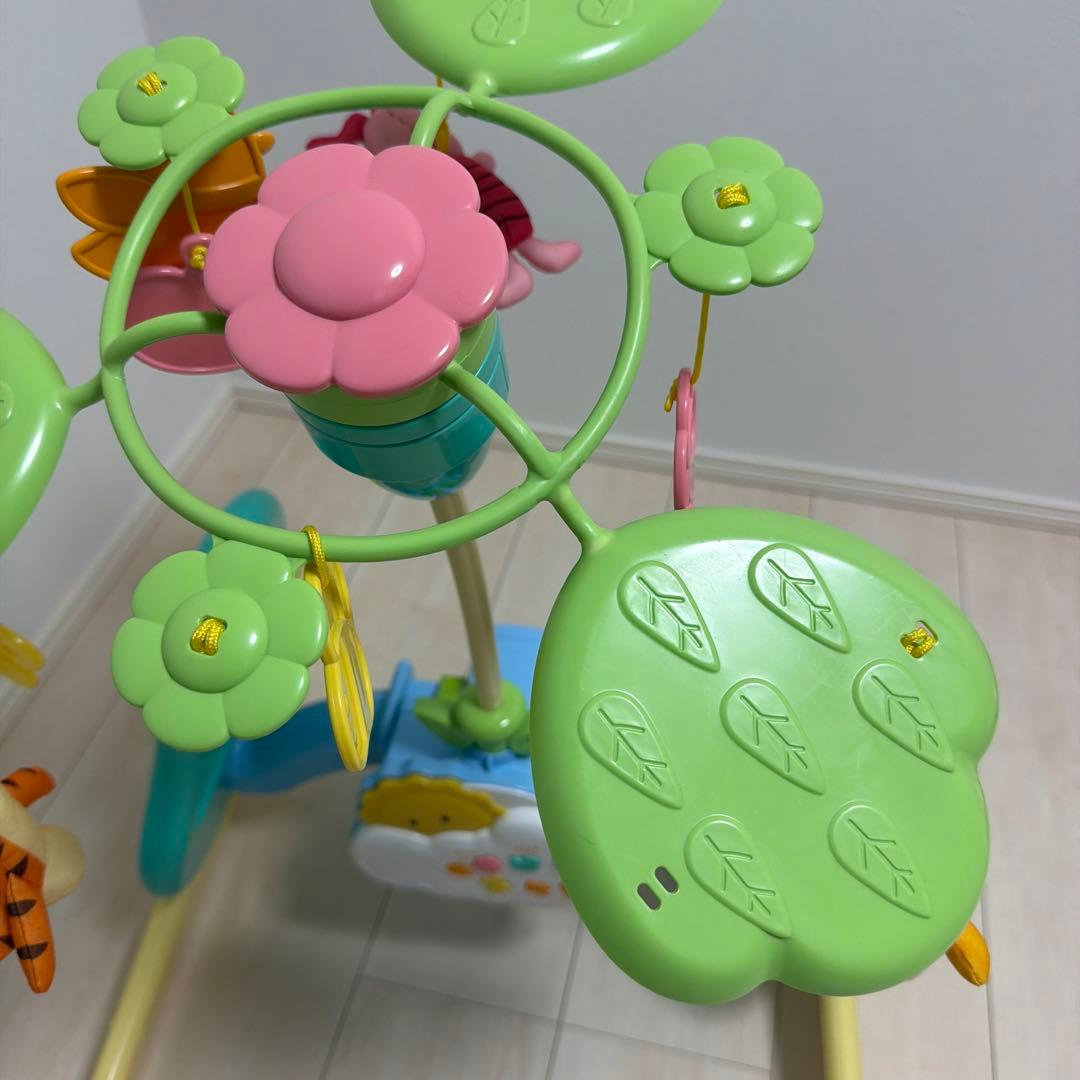 【美品】プーさん　6wayジムにへんしんメリー　箱・説明書付