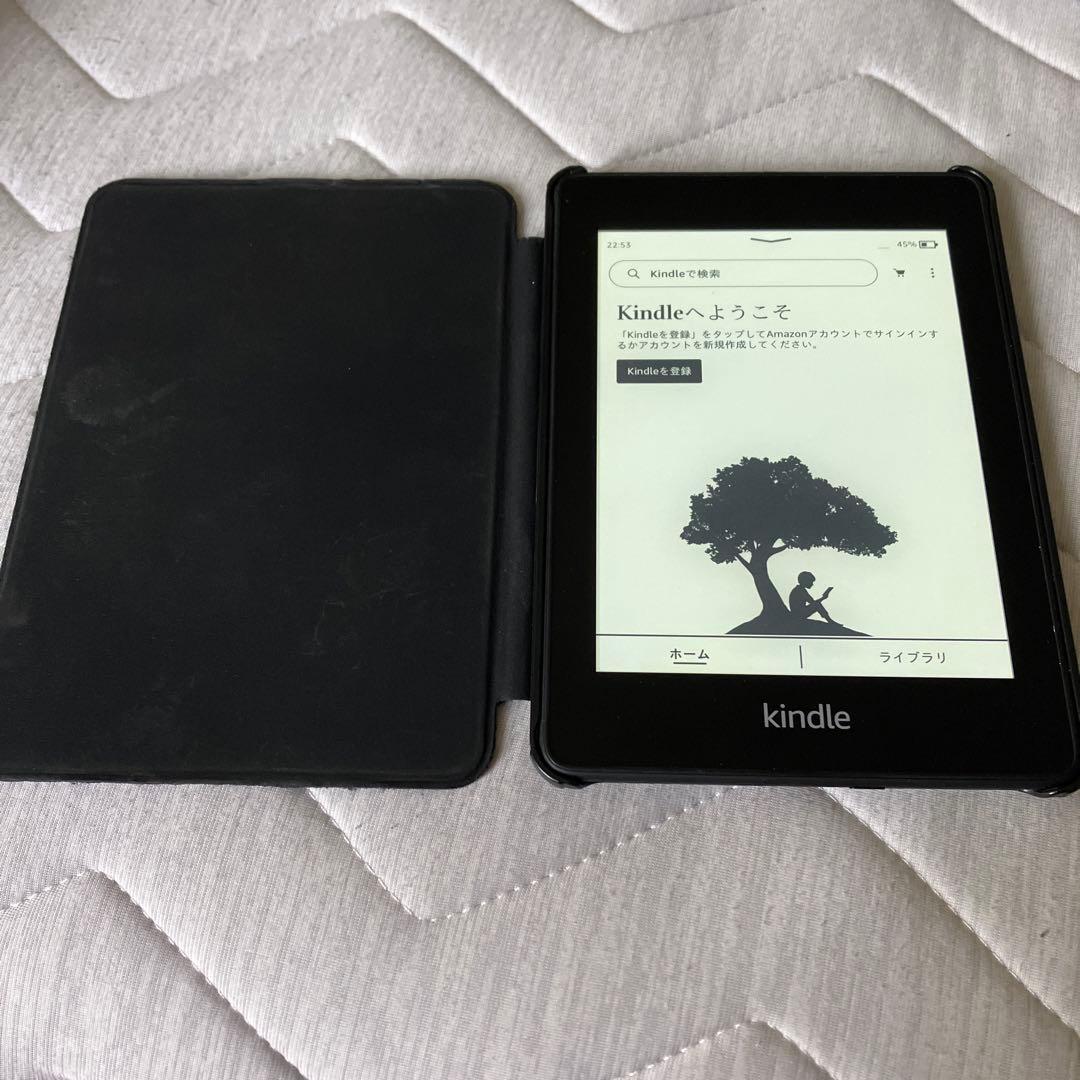 ブラック 本体 + カバー　Kindle Paperwhite 第10世代