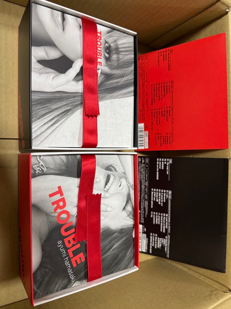 浜崎あゆみ TROUBLE【初回限定盤CDジャケットA.B】セットBlu-ray