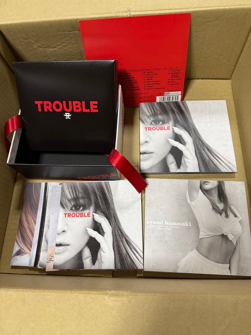 浜崎あゆみ TROUBLE【初回限定盤CDジャケットA.B】セットBlu-ray