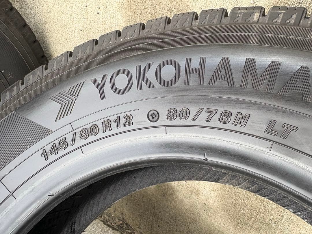タイヤ・ホイール 145/80r12 80/78N LT YOKOHAMA ig91
