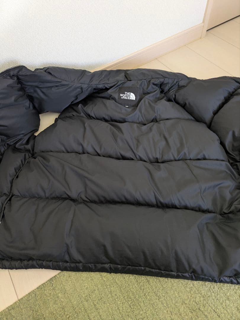 THE NORTH FACE ブラック ダウンベスト ヌプシ 700 L