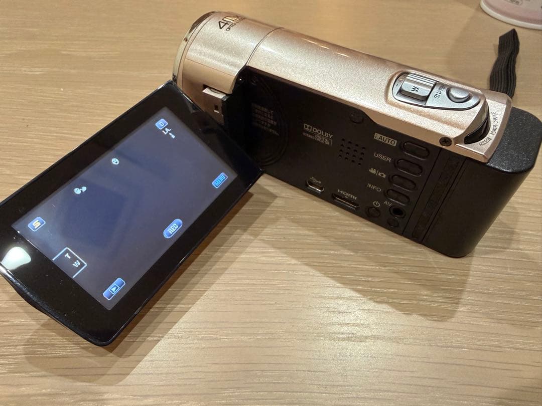 JVC GZ-HM670-N ビデオカメラ 本体 ピンク　バッテリー2個付