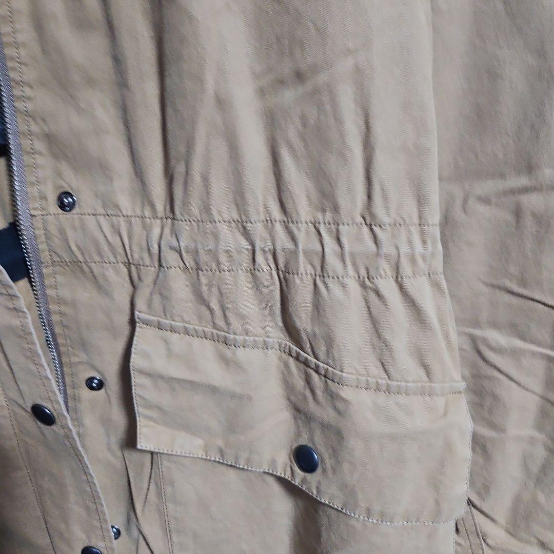 MHL, フード付きベージュモッズコート