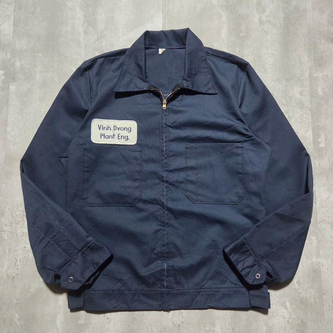 70s Ford フォード USA製 ワークジャケット刺繍ワッペンレアM相当