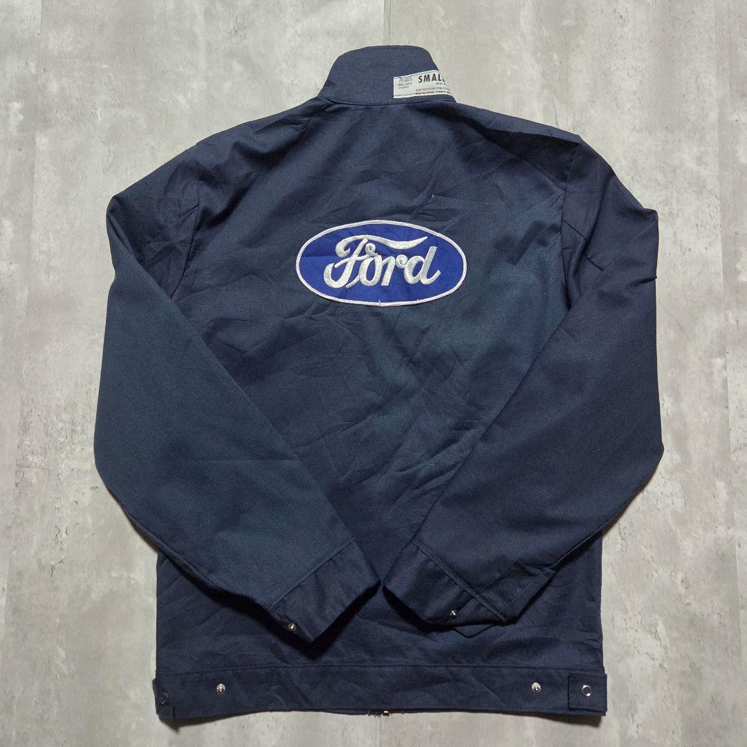 70s Ford フォード USA製 ワークジャケット刺繍ワッペンレアM相当