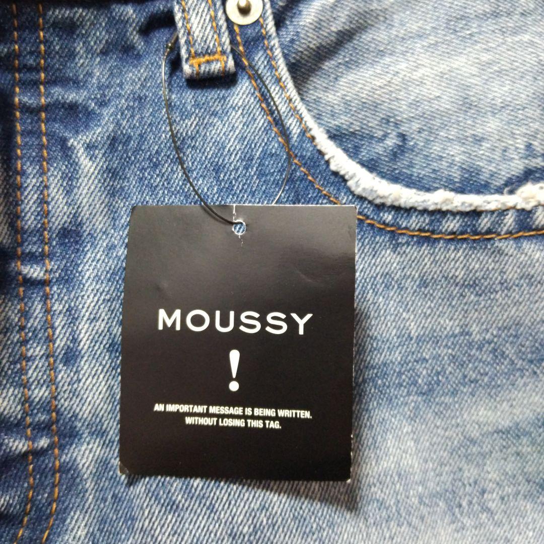 イギー☆MOUSSY☆パッチワークデニムパンツ26M～L☆新品未使用タグ付