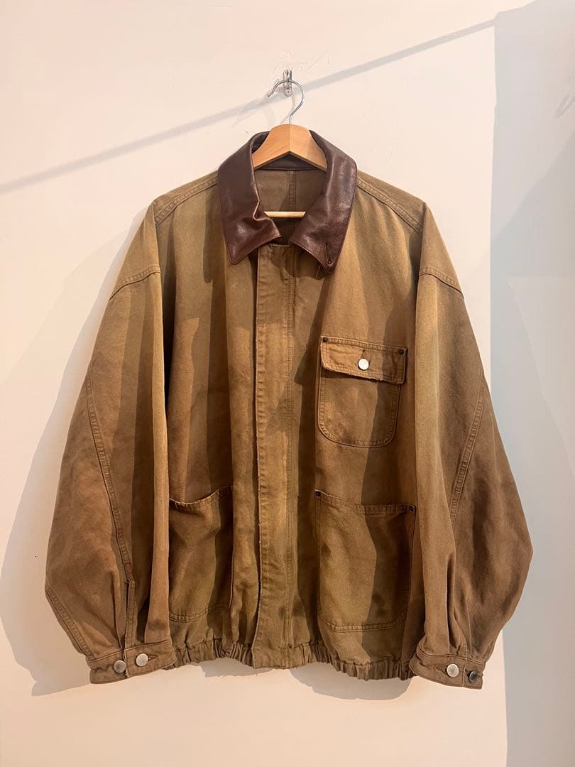 ジャケット・アウター ssstein SULFUR DYED OXFORD VINTAGE JKT