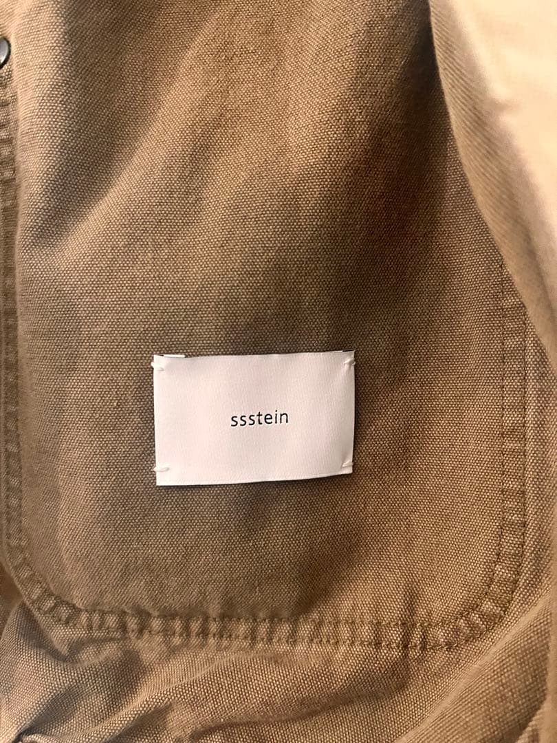ジャケット・アウター ssstein SULFUR DYED OXFORD VINTAGE JKT