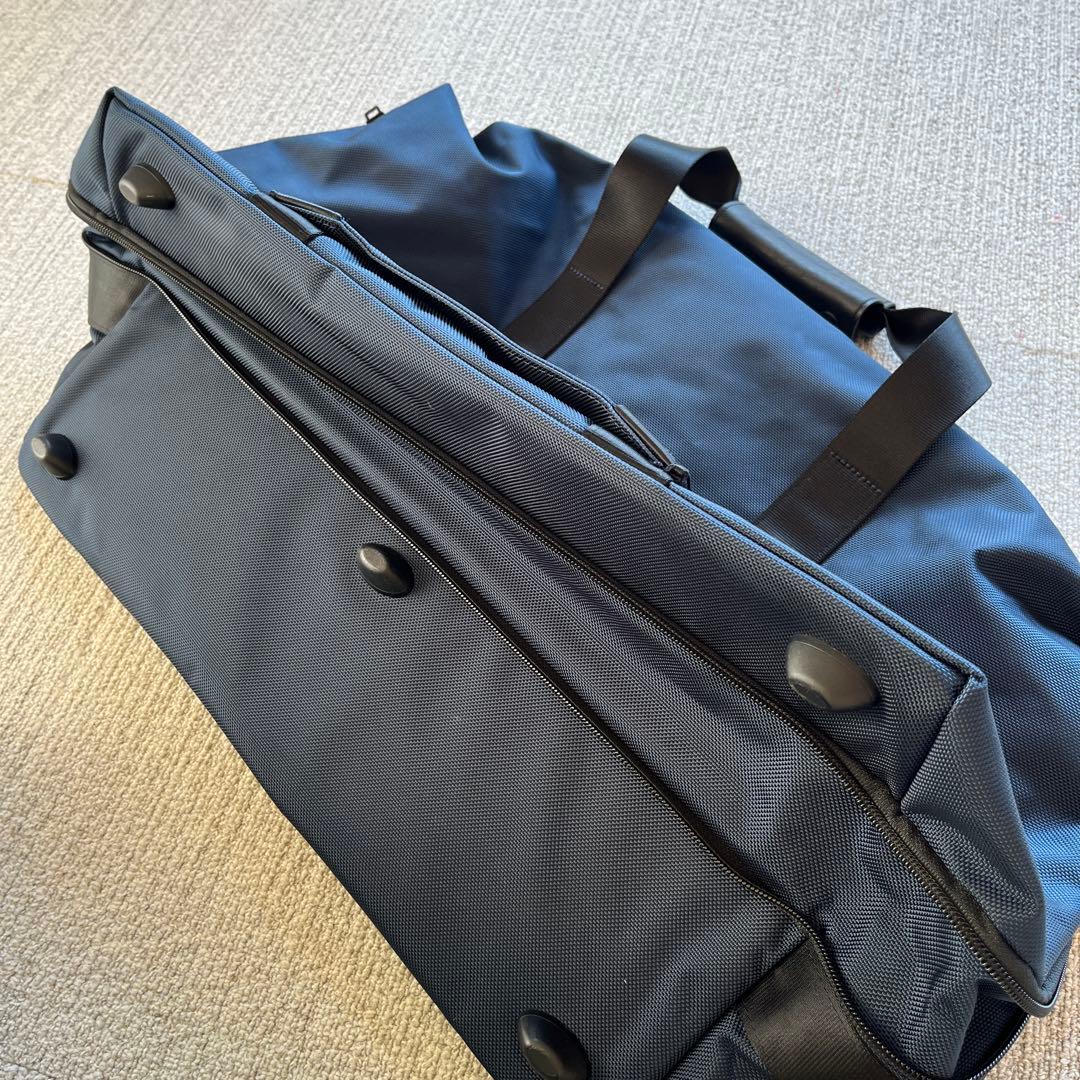 TUMI ボストンバッグ ネイビー　エクスパンダブル