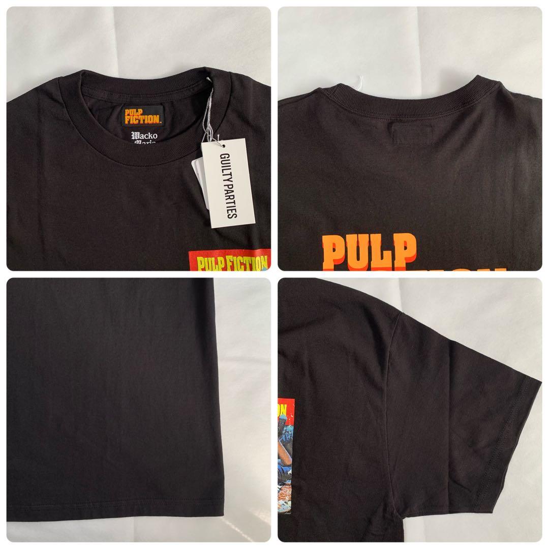 黒L【WACKOMARIA】PULP FICTION S/S／新品タグ付／送料込