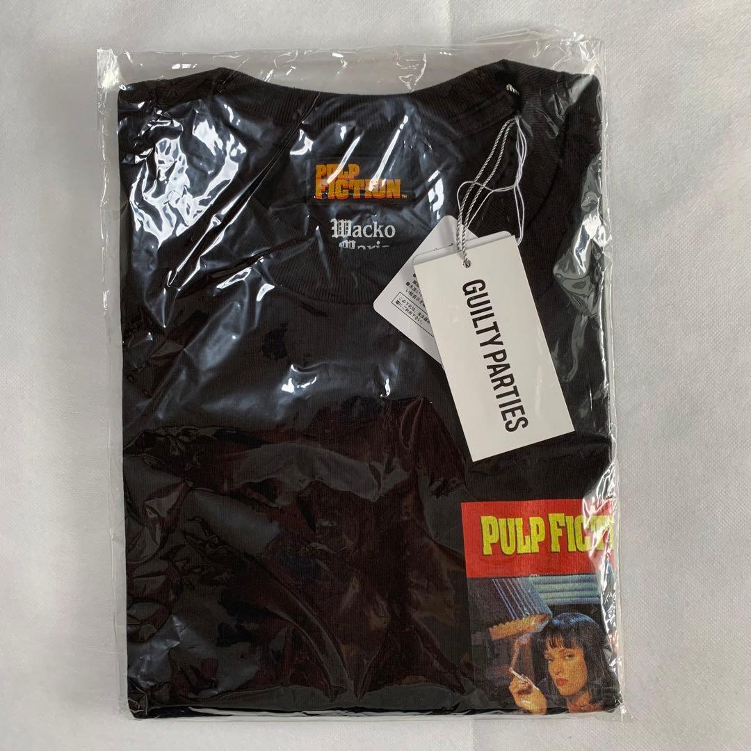 黒L【WACKOMARIA】PULP FICTION S/S／新品タグ付／送料込