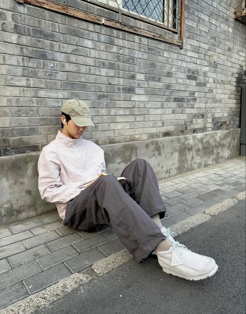 靴 Clarks Wallabee BT PAF BEIGE SUEDE uk8.5