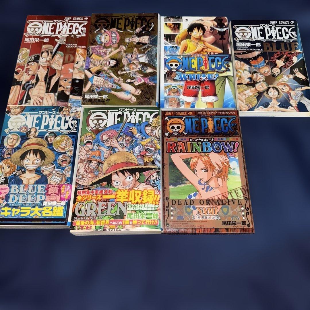 ワンピース短編集、コミックス、キャラ図鑑、非売品映画特典、考察本、クリアファイル